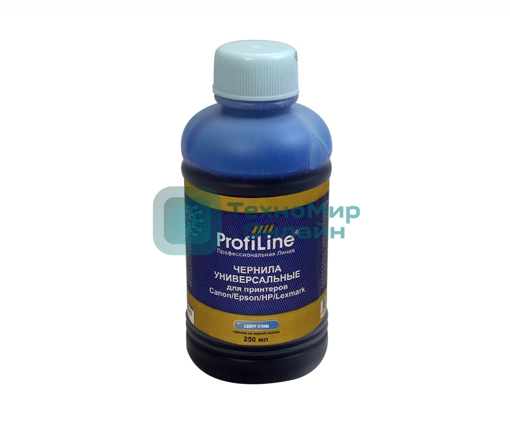 Чернила ProfiLine Premium для принтеров Canon/Epson/HP/Lexmark Light cyan 250 мл водн