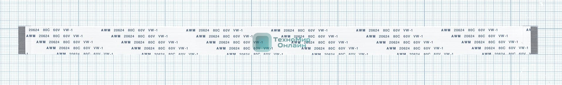 Шлейф универсальный 32pin, шаг 0,8мм, длина 30 см