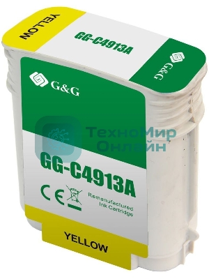 Картридж струйный G&G GG-C4913A желтый (72мл) для HP DJ 500/800C