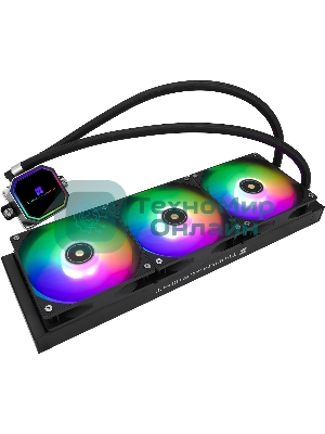 Система жидкостного охлаждения Thermalright Frozen Prism 360 ARGb Soc-AM5/AM4/1151/1200/2066/1700 черный 4-pin 27dB Al Ret (F-PRISM-360-BL-ARGb)