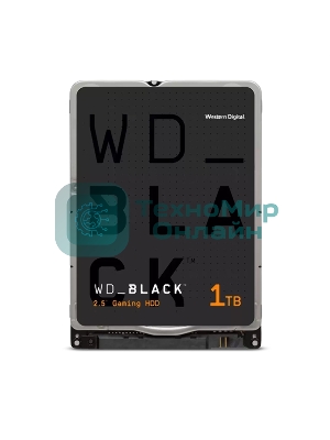 Жесткий диск WD 1Tb 7200rpm SATA-III WD10SPSX черный 64Mb 2.5