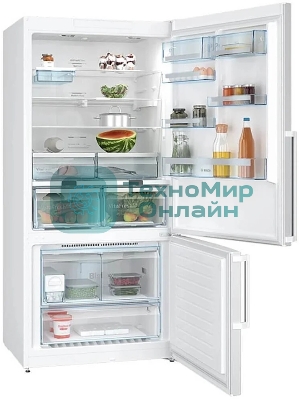 Холодильник Bosch KGN86AW32U белый двухкамерный 479/140л морозилка снизу, No Frost