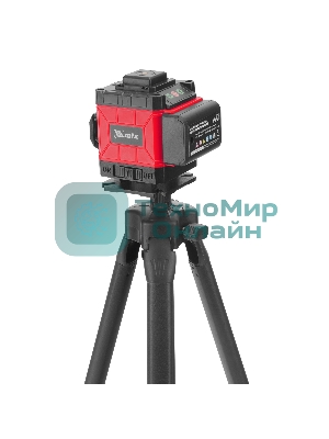 Лазерный уровень м-призм. MTX ML 360-3 Pro SET, 30 м, акк. Li 3000 мА·ч, состоит из 2 частей
