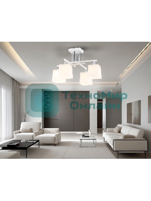 Светильник Ambrella light TR303041/4 WH белый E27/4 max 60W 420*420*260