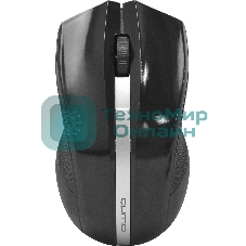 Мышь беспроводная Qumo Office M15 Style черный, 1000 dpi, радиоканал, USB, кнопки - 3