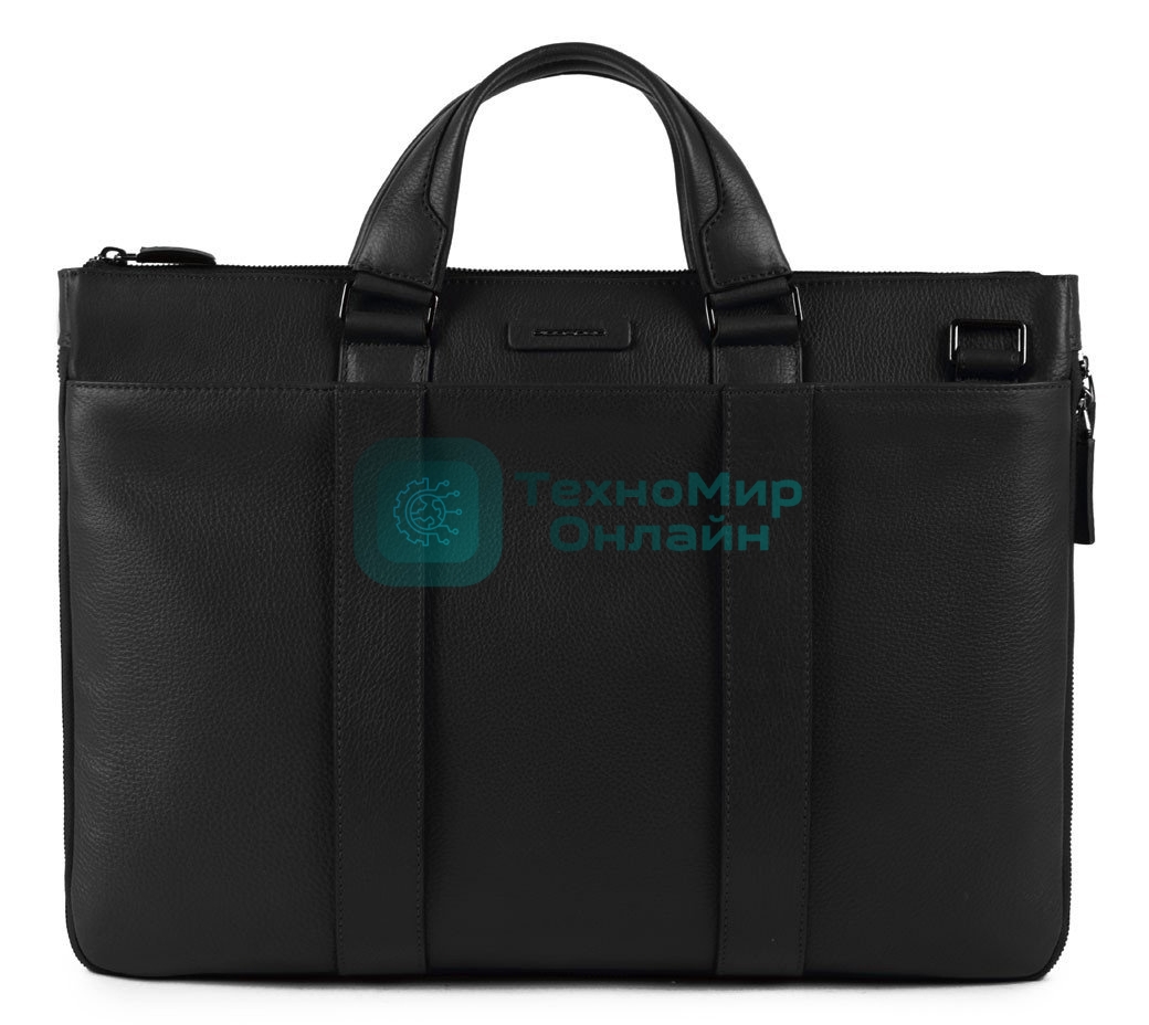 Сумка для ноутбука Piquadro Modus CA4021MOS/N черный натур.кожа