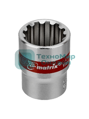 Набор универсальных торцевых головок Matrix 1/4