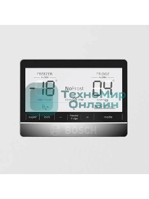 Холодильник Bosch KGN86AW32U белый двухкамерный 479/140л морозилка снизу, No Frost