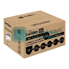 Стабилизатор напряжения настенный ExeGate Master Turbo XV-20000 (20000ВА, вход 80-265В, цветной дисплей, выход 220В±8%, КПД 98%, 5 уровней защиты, задержка, усиленный метал.корпус, 2*Schuko+клем.колодка, RTL)