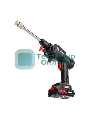 Мойка высокого давления аккумуляторная А-21-02, 40 бар, 4 л/мин, Li-ion 21 В, 2 акк. MTX