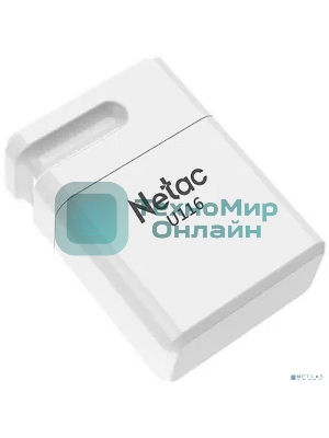 Флешка USB Netac U116 (NT03U116N-008G-20WH), 8Gb, USB 2.0, R/W 70/30, белый