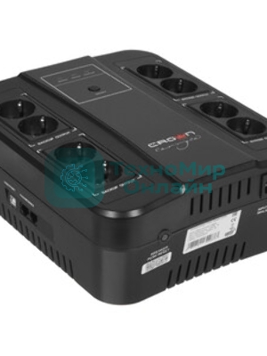 Источник бесперебойного питания Crown CMUS-295 EURO SMART/1000 ВА/600 Вт/8 х CEE 7 (евророзетка)