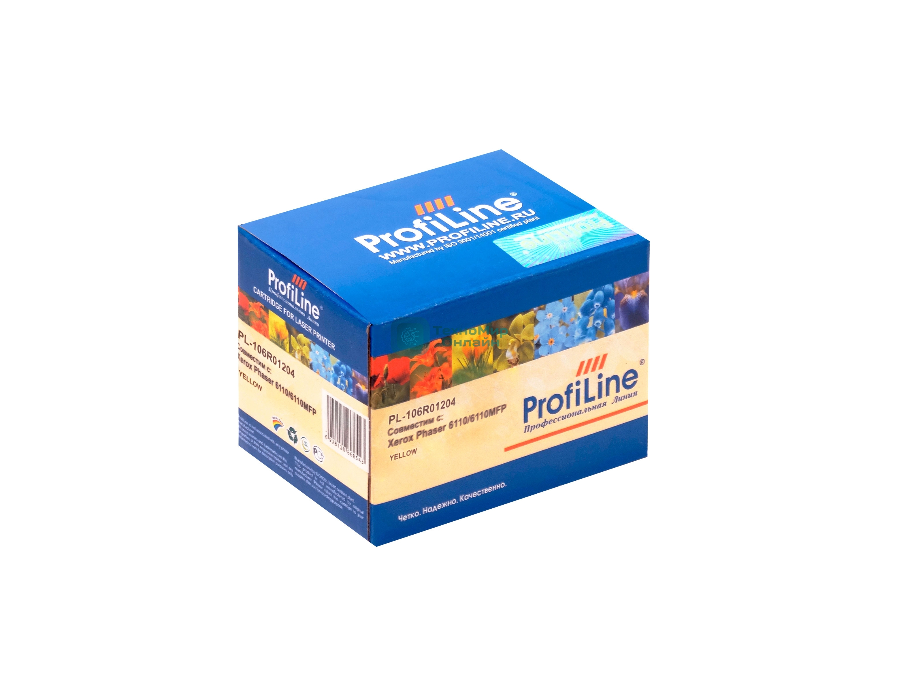 Картридж лазерный ProfiLine PL-106R01204 для принтеров Rank Xerox Phaser 6110/6110MFP Yellow 1000 копий