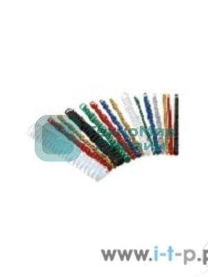 Пружины для переплета пластиковые Lamirel LA-7866702 6мм черный 100 шт