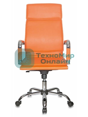 Кресло Бюрократ CH-993/orange оранжевый, экокожа