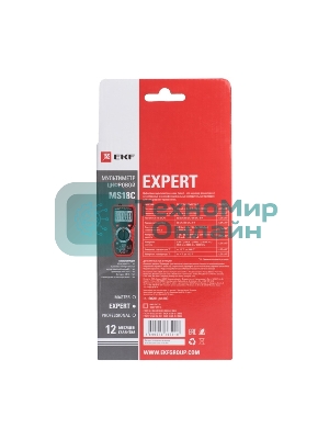 Мультиметр цифровой EKF In-180701-pm18C MS18C EKF Expert