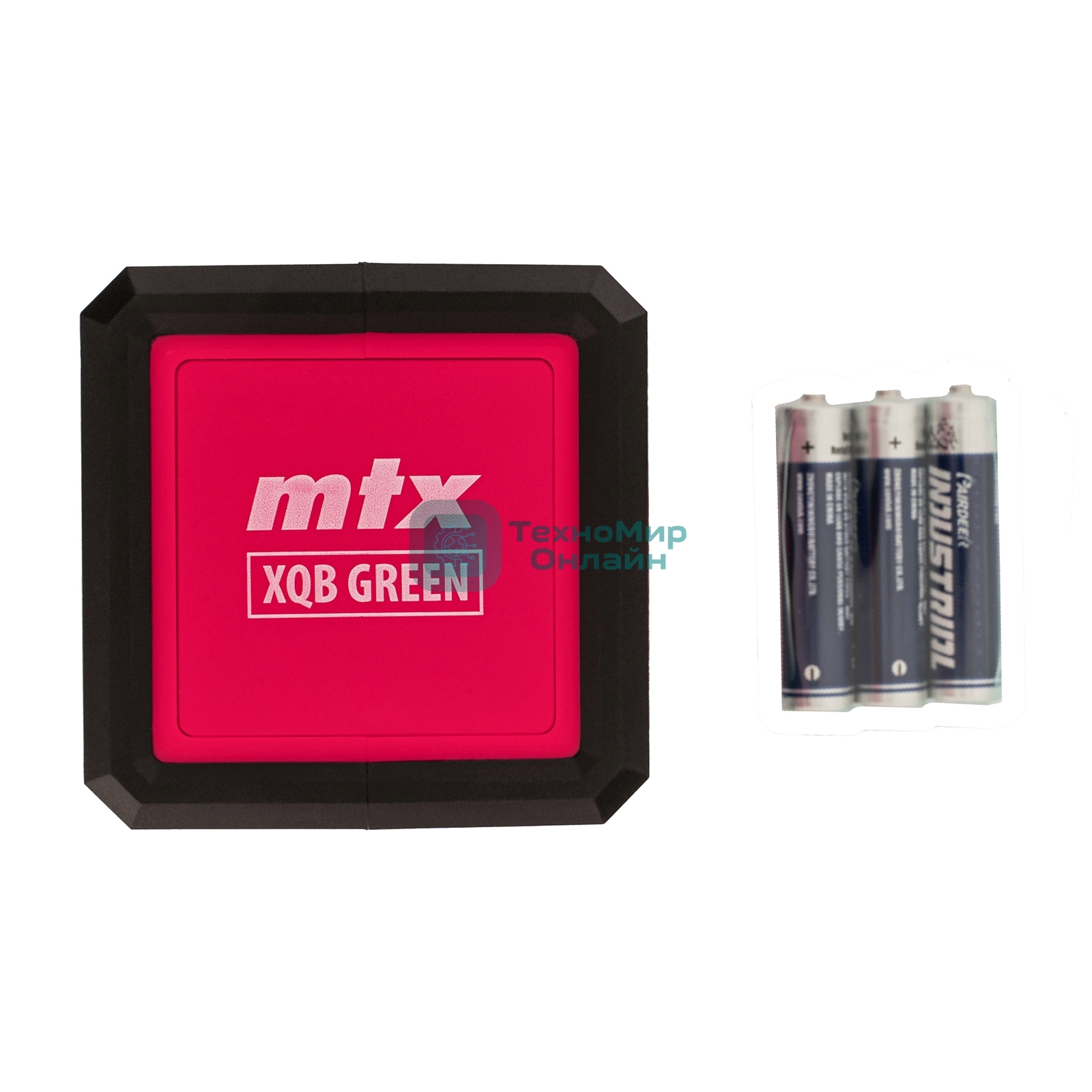 Лазерный уровень MTX XQB GREEN Basic SET, 20 м, зеленый луч, батарейки, резьба 1/4