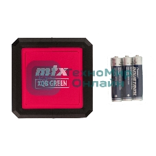 Лазерный уровень MTX XQB GREEN Basic SET, 20 м, зеленый луч, батарейки, резьба 1/4