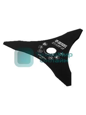 Диск для триммера Denzel 255 х 25,4 мм, толщина 1,6 мм, 3 лезвия