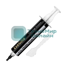 Термопаста ExeGate ETS-7WMK Silver PLUS (7,2 Вт/(м•К), 15г, шприц с лопаткой)