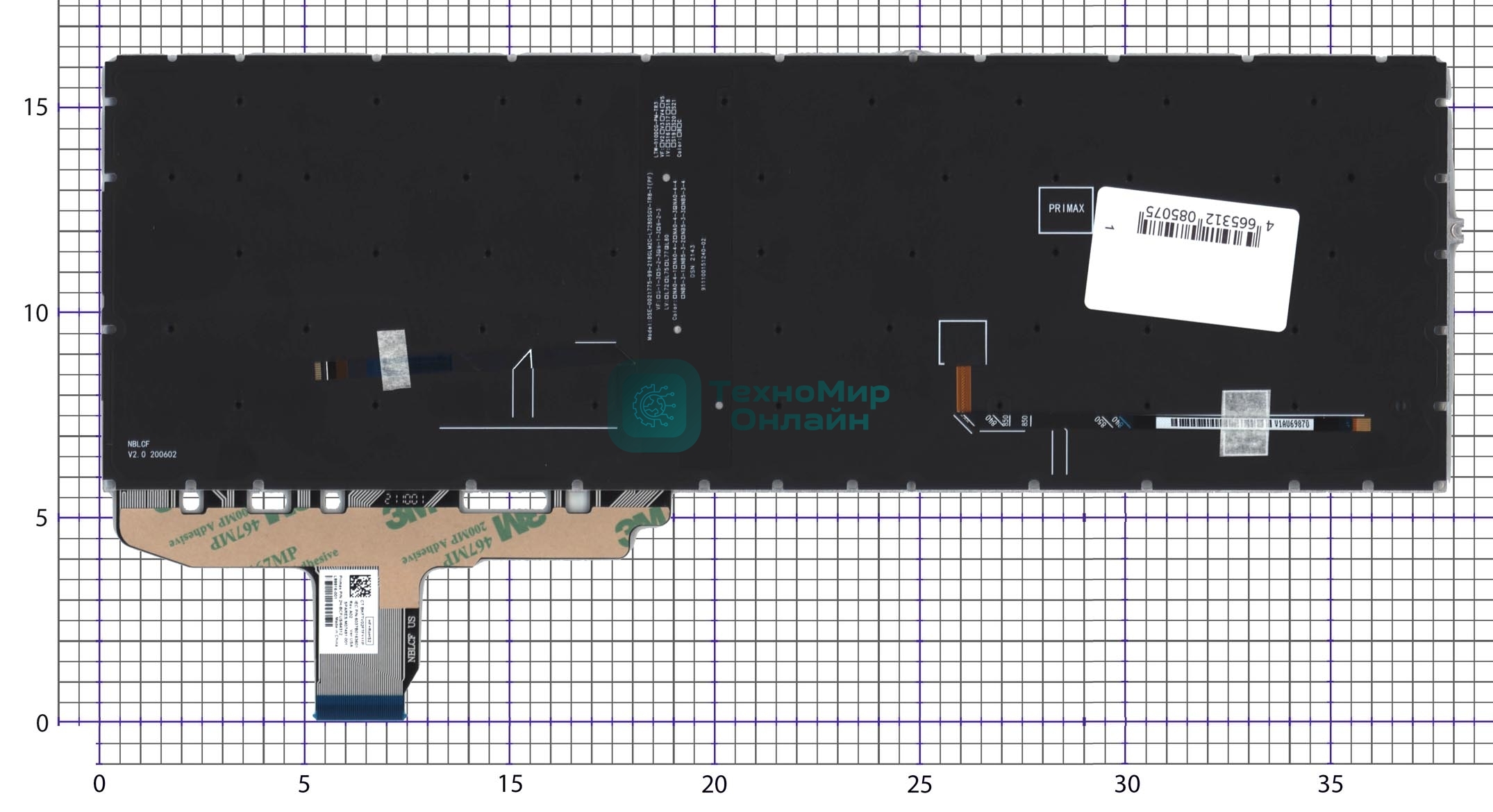 Клавиатура для ноутбука HP EliteBook 850 G8 845 G8 черная с подсветкой