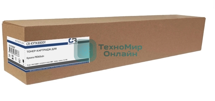 Картридж лазерный CopyRite CR-KYTK8800Y TK-8800Y желтый (20000 стр.) для Kyocera P8060cdn