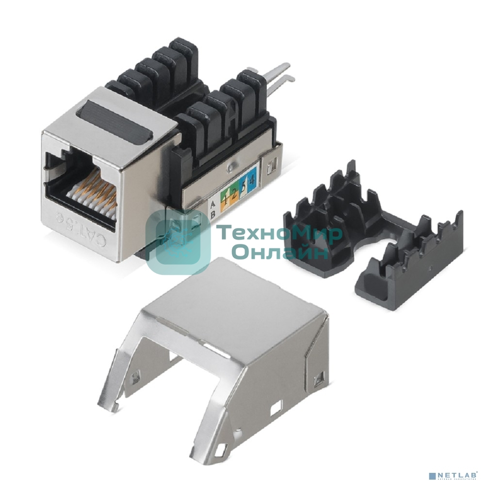 Модуль Keystone Rexant Jack RJ-45(8P8C), FTP, CAT 6, тип 90 градусов PRO