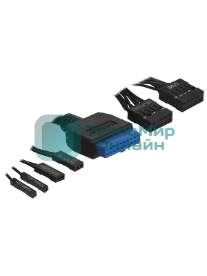 Компьютерный корпус с блоком питания 450Вт. Сase Forza mATX, 450W, 2xUSB 3.0, Black, w/o FAN, 12 см fan PSU, power cord