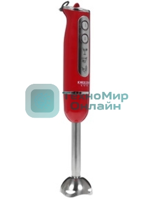 Блендер погружной Delta Lux DL-7039B красный, 800 Вт, плавная регулировка, турбо