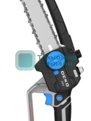 Пила цепная аккумуляторная DEKO DKCHS 20-4 [063-4480] 20В, 1x2.0А·ч