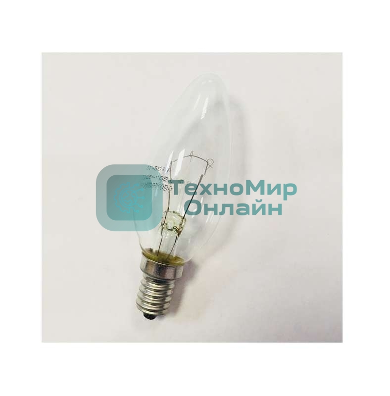 Лампа накаливания ДС 230-40Вт E14 (100) КЭЛЗ 8109001