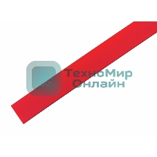 Трубка термоусаживаемая PROconnect ТУТ 18,0/9,0мм, красная, упаковка 50 шт. по 1м,