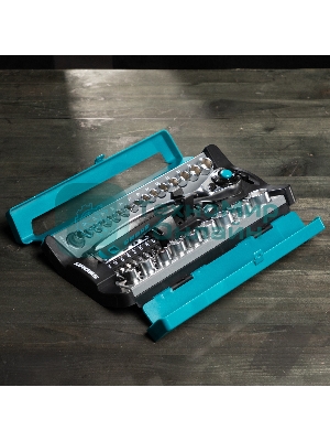 Набор торцевых головок Gross трещотка 120 зубьев, 41 предмет, 1/2