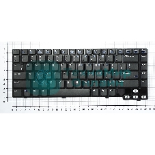 Клавиатура для ноутбука HP Pavilion DV1000 DV1100 DV1200 DV1300 DV1400 черная