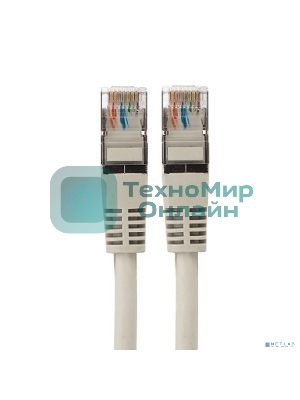 Пaтч-корд Rexant F/UTP, cat. 5e, RJ45-RJ45, экранированный, 24AWG, LSZH, серый, 1,5м