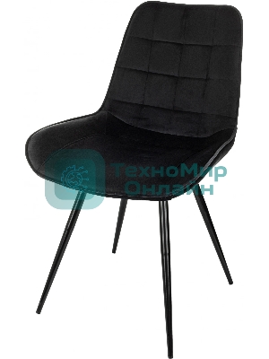 Стул для дома Бюрократ CH-K2_4 комплект 4шт черный Holland 75 металл черный на ножках (CH-K2_1/HL75_4)