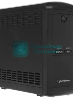 Источник бесперебойного питания CyberPower VP700ELCD/700 ВА/390 Вт/USB/RS-232/RJ-11/RJ-45/4 х CEE 7 (евророзетка)