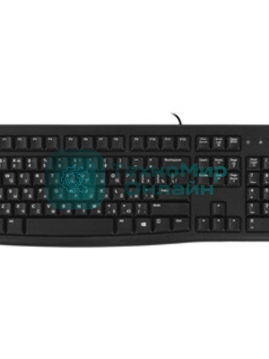 Клавиатура проводная Logitech K120 for business, USB черный (неоригинальная гравировка)