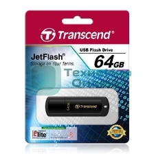 Флешка USB Transcend JetFlash 350 (TS64GJF350), 64Gb, USB 2.0, R/W 15/7, черный