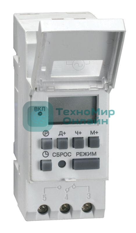 Таймер ТЭ15 цифровой 16А 230В на DIN-рейку IEK