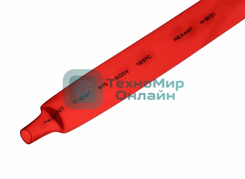 Трубка термоусаживаемая PROconnect ТУТ 18,0/9,0мм, красная, упаковка 50 шт. по 1м,