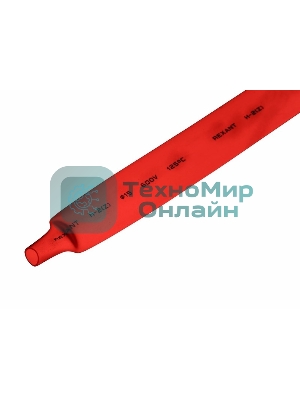 Трубка термоусаживаемая PROconnect ТУТ 18,0/9,0мм, красная, упаковка 50 шт. по 1м,