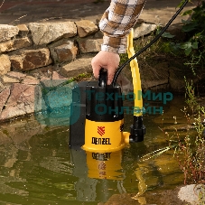 Дренажный насос DP800A, 800 Вт, подъем 5 м, 13000 л/ч Denzel