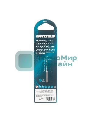 Сверло универсальное Gross Multipurpose PRO, 6-гр. хвостовик, 6мм