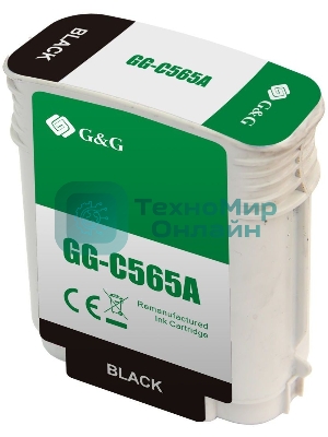 Картридж струйный G&G GG-C565A черный (72мл) для HP DJ 510
