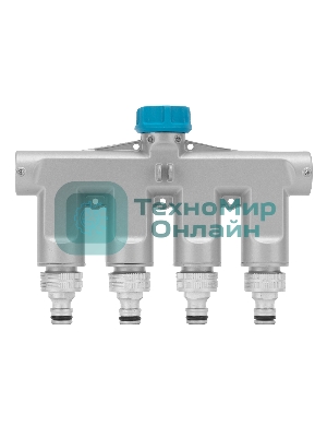 Разветвитель четырехканальный Palisad LUXE с внутренней резьбой 3/4