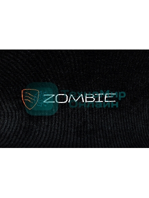 Кресло Zombie Ghost Fabric черный Light-20, ткань (велюр), подголовник