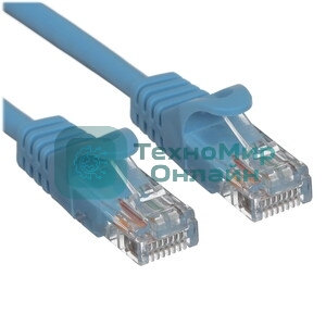 Патч-корд ACD-LPU5E-50L сat.5e UTP 24AWG 4Pair, 7/0.18мм CCA синий, 5.0м