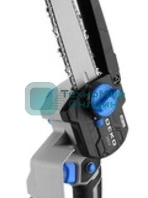 Пила цепная аккумуляторная DEKO DKCHS 20-4 [063-4480] 20В, 1x2.0А·ч
