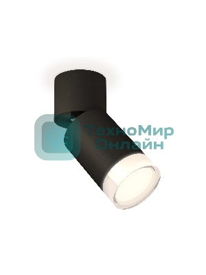 Светильник Ambrella Light XM6313080 SBK/FR/CL черный песок/белый матовый/прозрачный MR16 GU5.3 (A2221, C6313, N6241)
